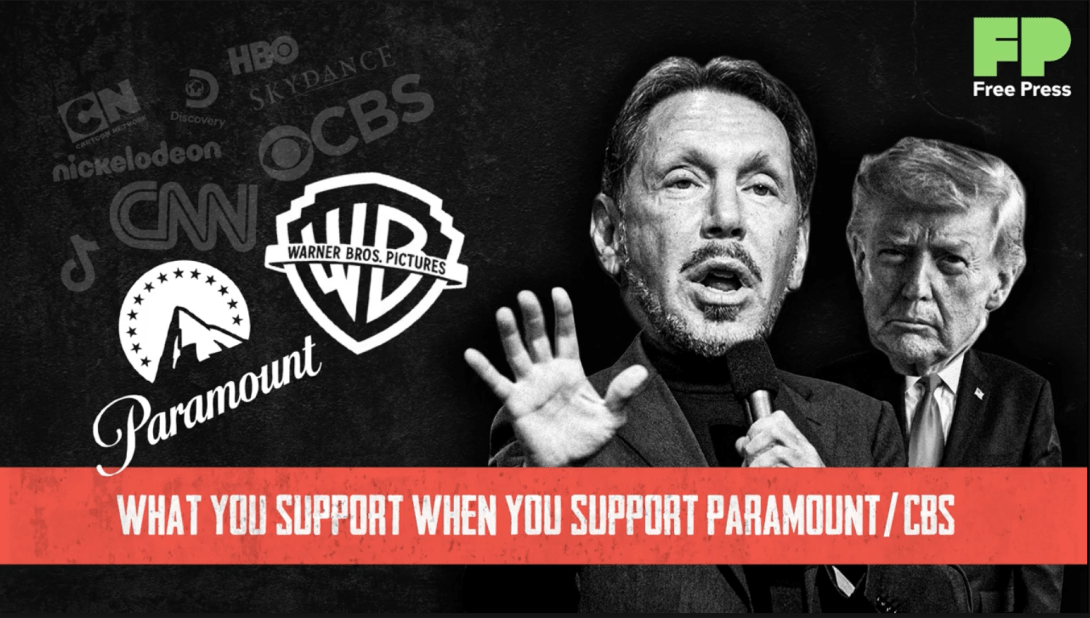 The final slide of the animated billboard circling Paramount Studios on April 15.