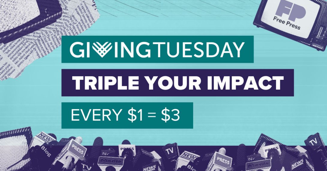 GivingTuesday - Triple Your Impact. Every $1=$3