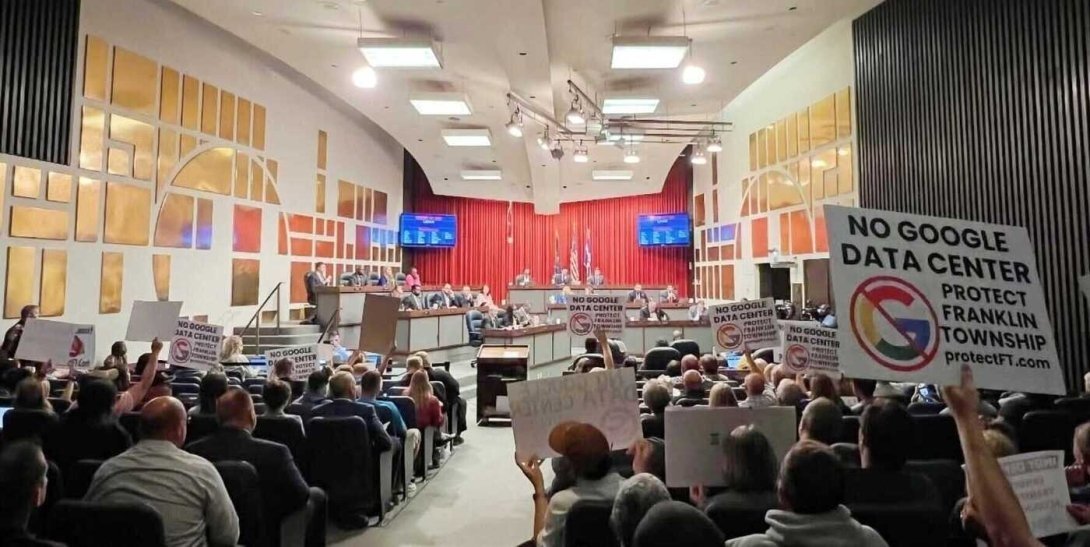 Community members speak out against a proposed data center in Indianapolis