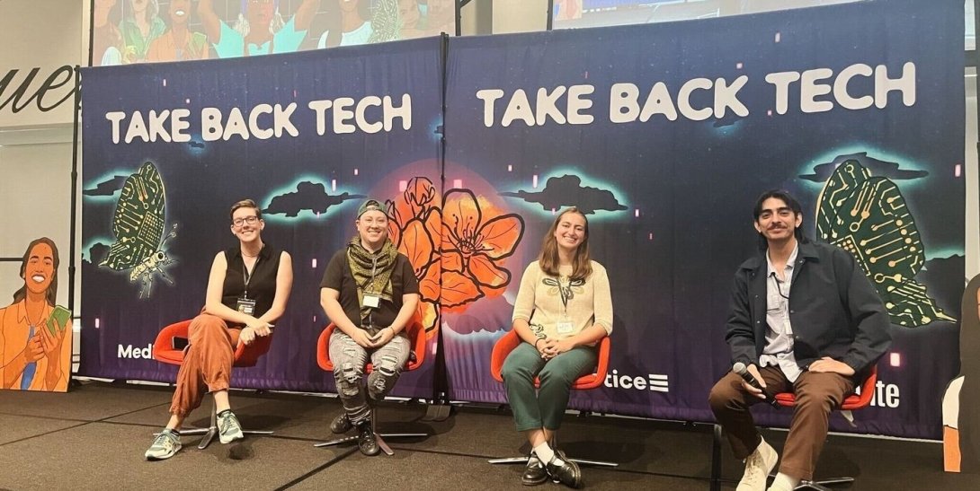 Free Press' Jenna Ruddock at the Take Back Tech conference
