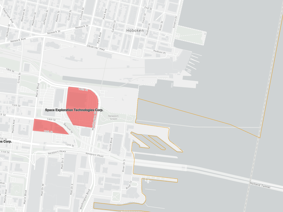 Area near Jersey City Target store