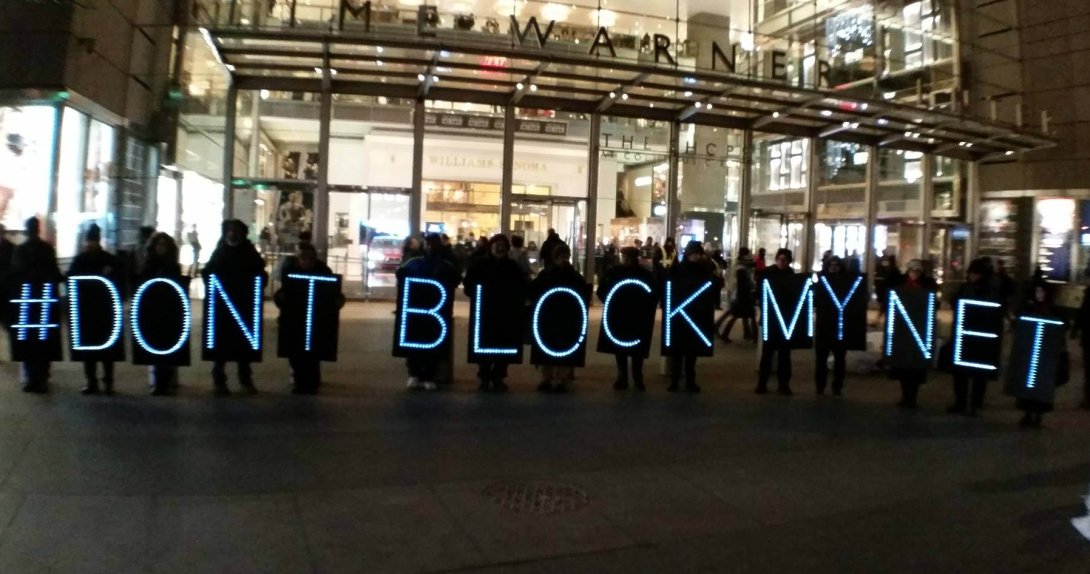 Net Neutrality protest