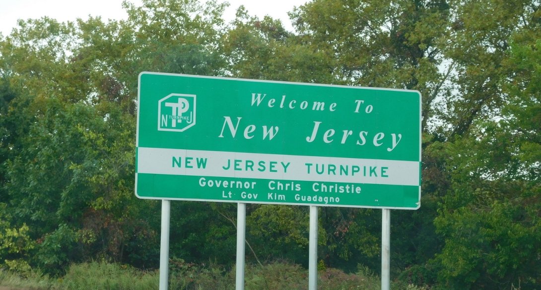 "Welcome to New Jersey" bulletin board