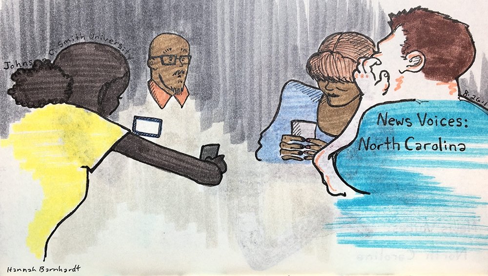 News Voices North Carolina illustration