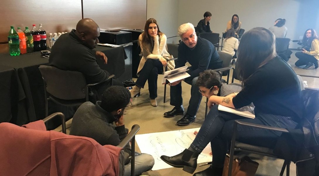 Participants in the Organizing for Neighborhood News workshop