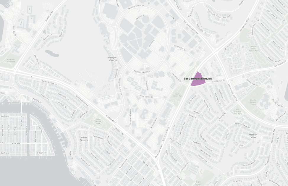 Corona Del Mar map
