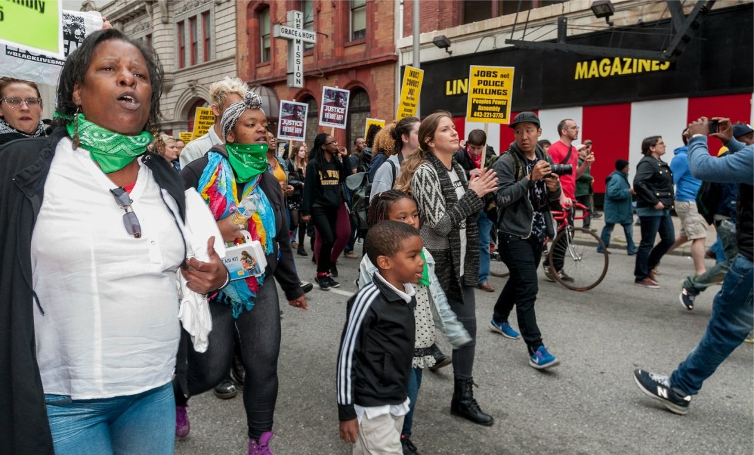 Protest against police killings