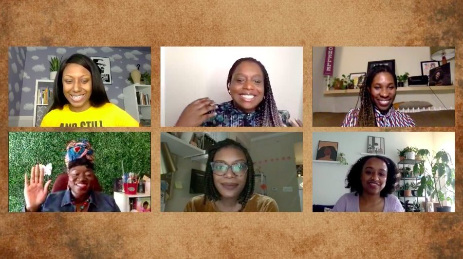 Participants in the "Reclaiming Our Story" roundtable