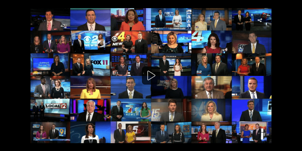 Screen capture of Deadspin viral video