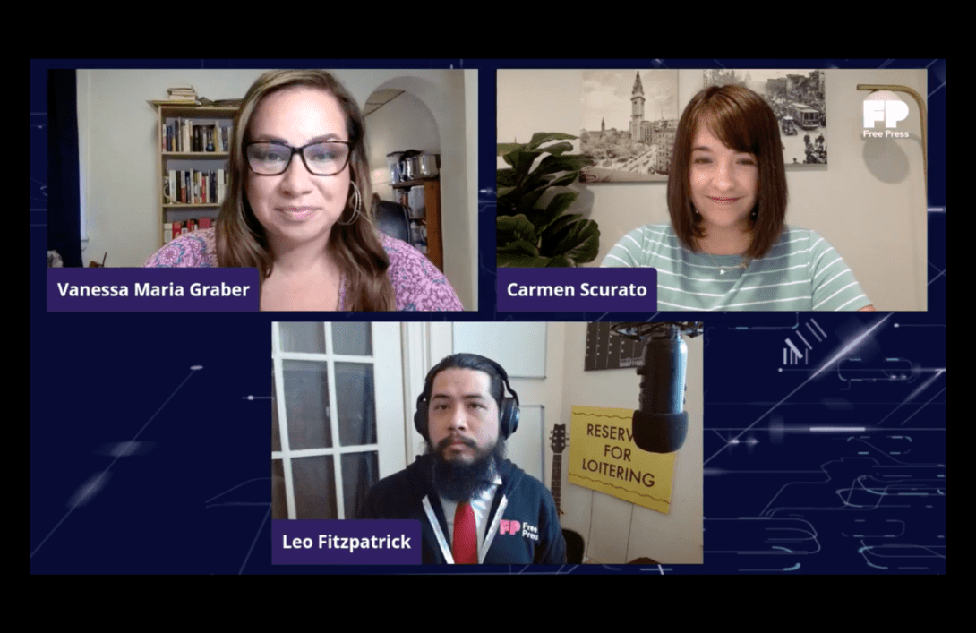 In an episode of Free Press Live, Vanessa Maria Graber talks to colleagues Carmen Scurato and Leo Fitzpatrick about the need to build resilient communications infrastructure in Puerto Rico.